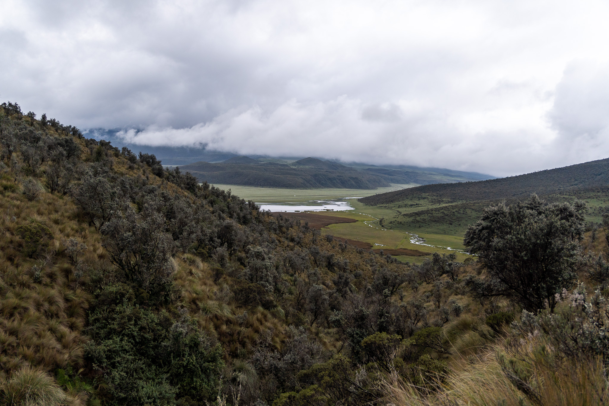 Valley between Rumiñahui and Cotopaxi